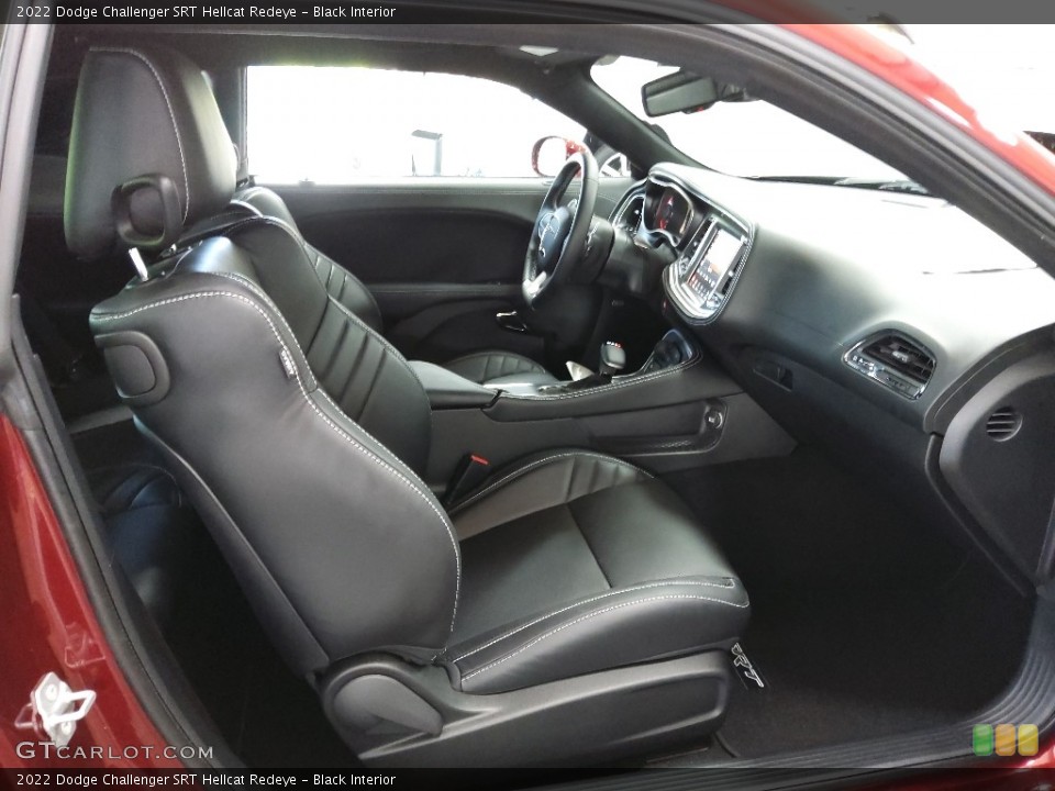 Black Interior Front Seat for the 2022 Dodge Challenger SRT Hellcat Redeye #144501291