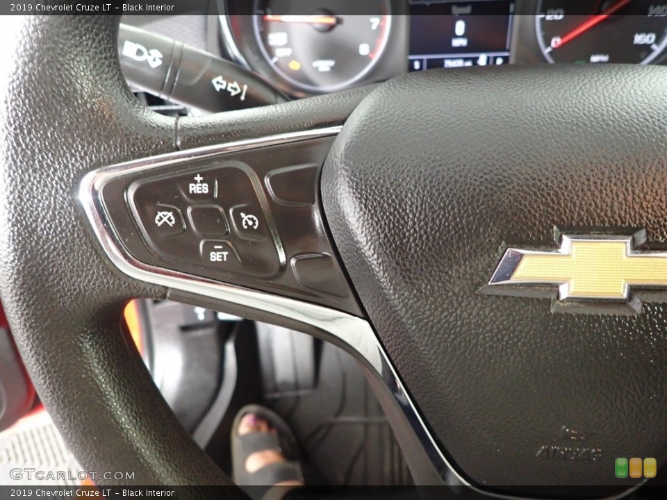 Black Interior Steering Wheel for the 2019 Chevrolet Cruze LT #144502509