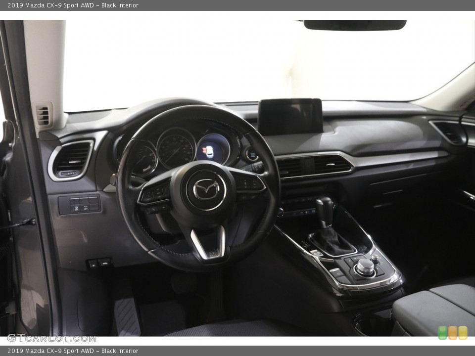 Black Interior Dashboard for the 2019 Mazda CX-9 Sport AWD #144503202