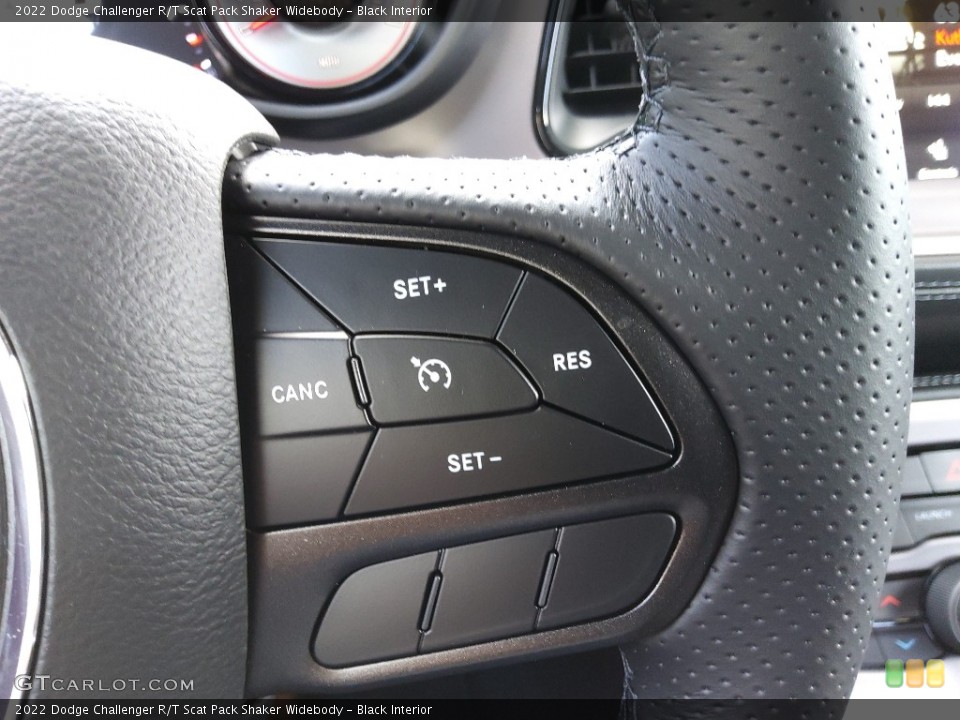 Black Interior Steering Wheel for the 2022 Dodge Challenger R/T Scat Pack Shaker Widebody #144503931