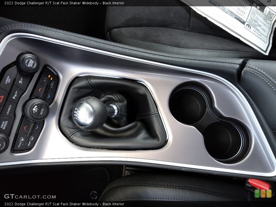 Black Interior Transmission for the 2022 Dodge Challenger R/T Scat Pack Shaker Widebody #144504078