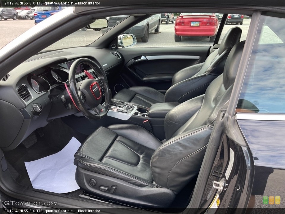 Black Interior Photo for the 2012 Audi S5 3.0 TFSI quattro Cabriolet #144504465
