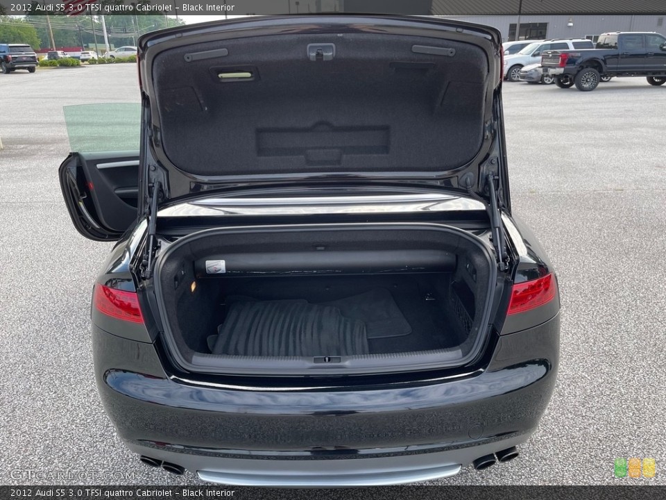 Black Interior Trunk for the 2012 Audi S5 3.0 TFSI quattro Cabriolet #144504546