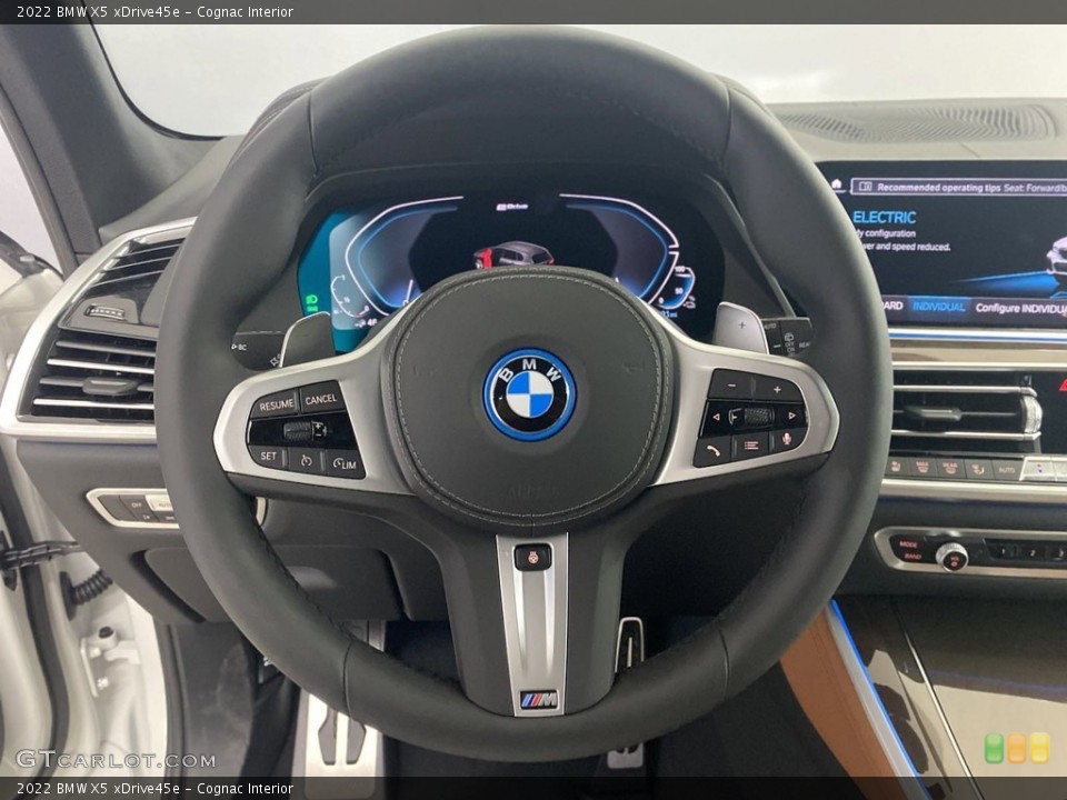 Cognac Interior Steering Wheel for the 2022 BMW X5 xDrive45e #144504552