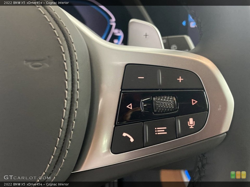 Cognac Interior Steering Wheel for the 2022 BMW X5 xDrive45e #144504597
