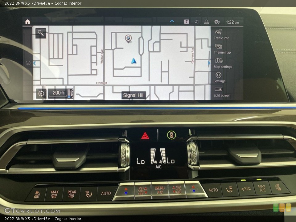Cognac Interior Navigation for the 2022 BMW X5 xDrive45e #144504684