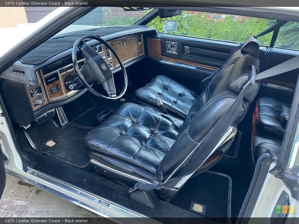 Black 1979 Cadillac Eldorado Interiors
