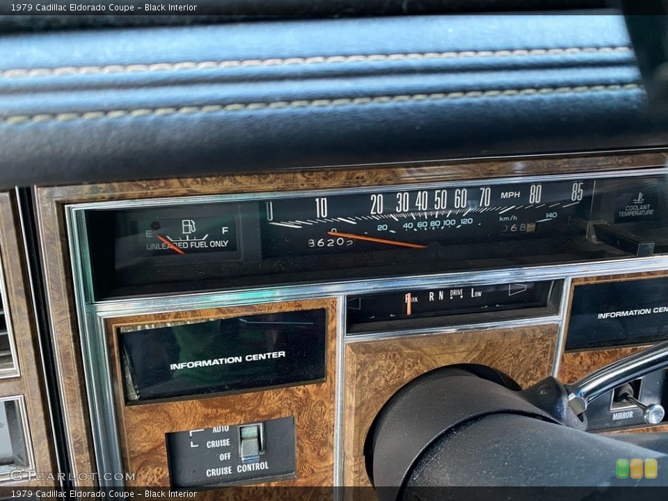 Black Interior Gauges for the 1979 Cadillac Eldorado Coupe #144505179