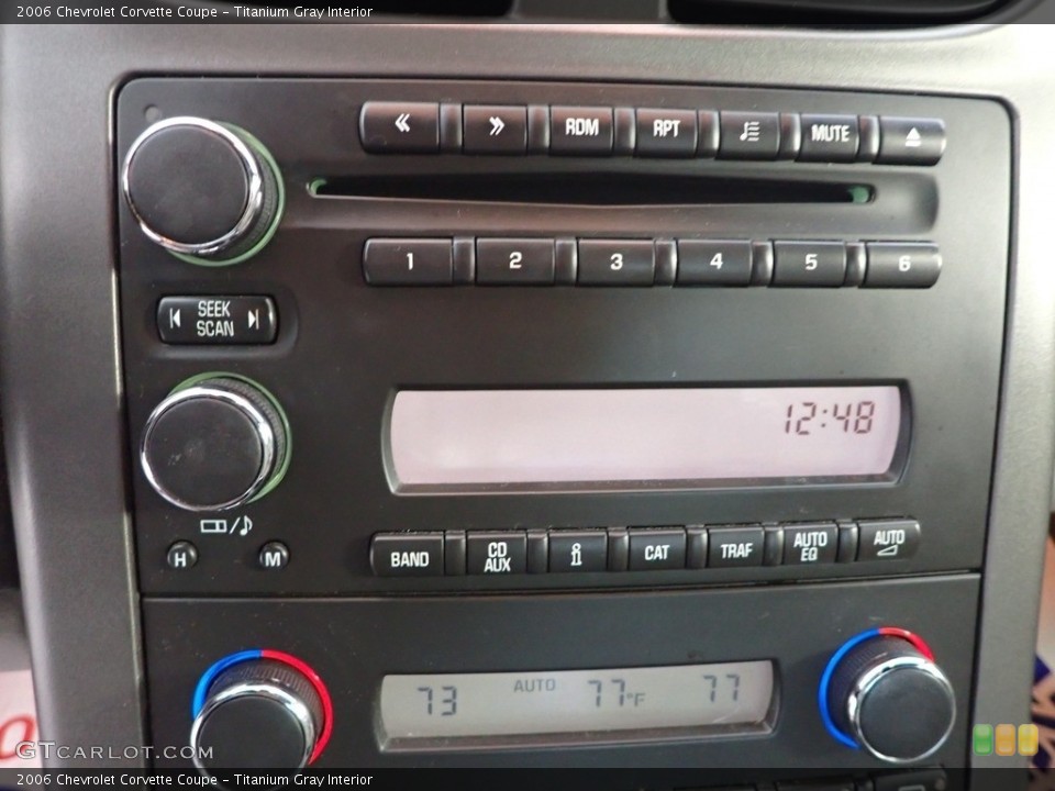 Titanium Gray Interior Controls for the 2006 Chevrolet Corvette Coupe #144505803