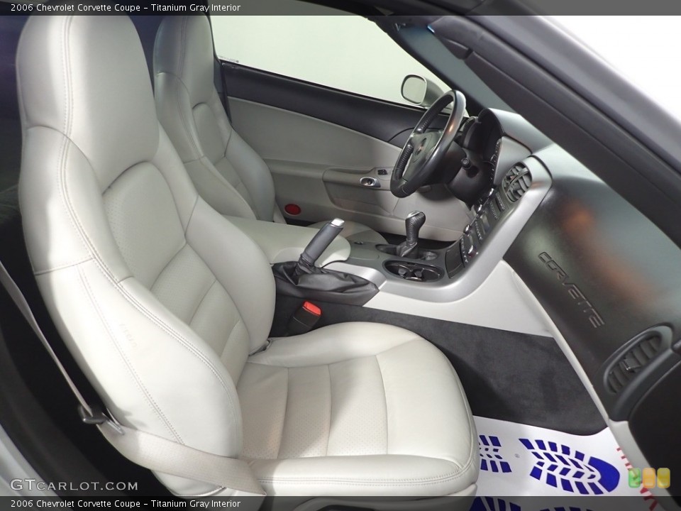 Titanium Gray Interior Front Seat for the 2006 Chevrolet Corvette Coupe #144505875