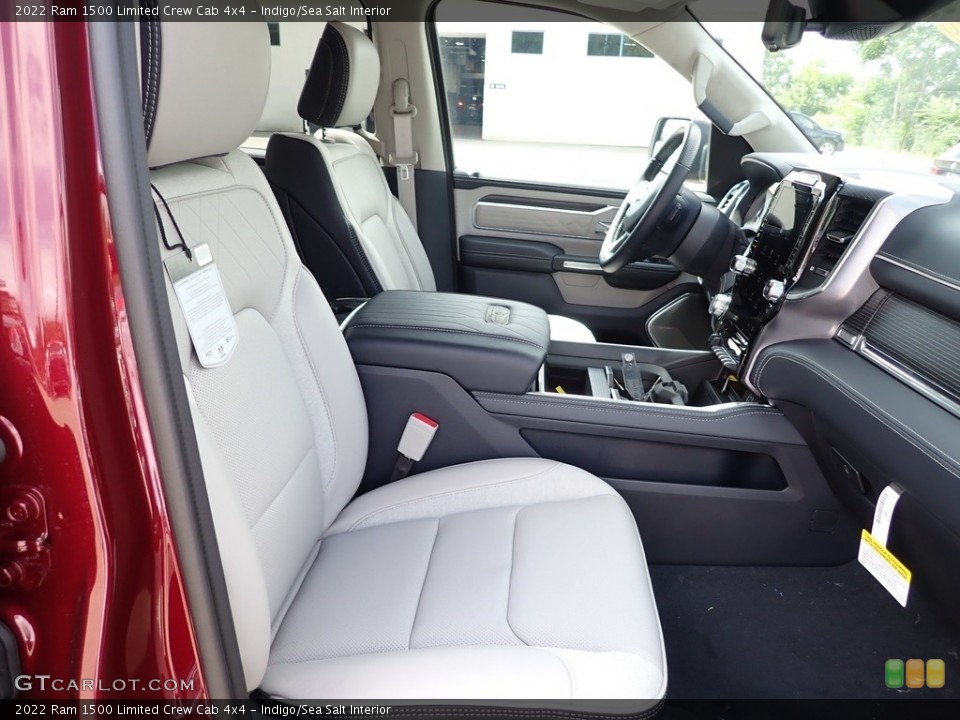 Indigo/Sea Salt Interior Front Seat for the 2022 Ram 1500 Limited Crew Cab 4x4 #144507576