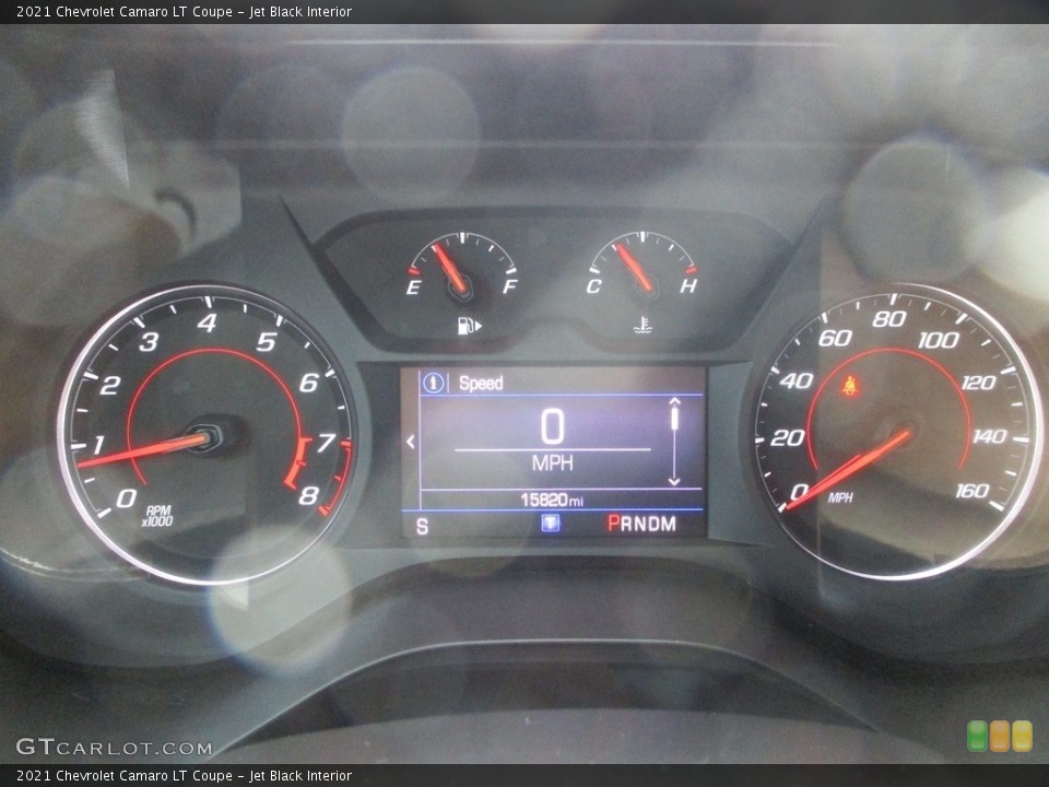 Jet Black Interior Gauges for the 2021 Chevrolet Camaro LT Coupe #144509076