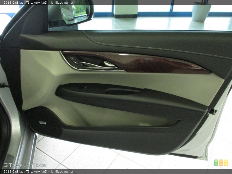 Jet Black Interior Door Panel for the 2018 Cadillac ATS Luxury AWD #144510321