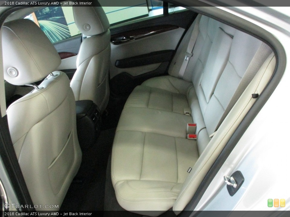Jet Black Interior Rear Seat for the 2018 Cadillac ATS Luxury AWD #144510354