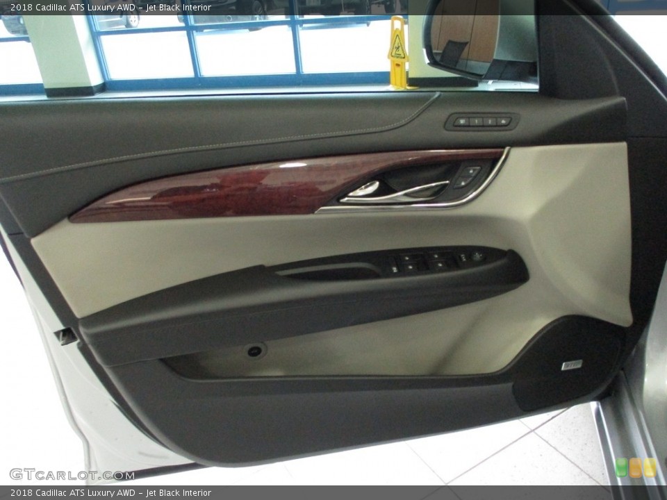 Jet Black Interior Door Panel for the 2018 Cadillac ATS Luxury AWD #144510357