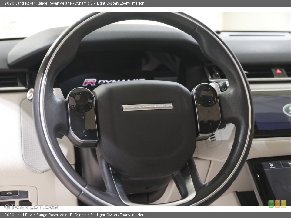 Light Oyster/Ebony Interior Steering Wheel for the 2020 Land Rover Range Rover Velar R-Dynamic S #144512628