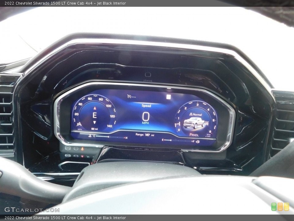 Jet Black Interior Gauges for the 2022 Chevrolet Silverado 1500 LT Crew Cab 4x4 #144513414