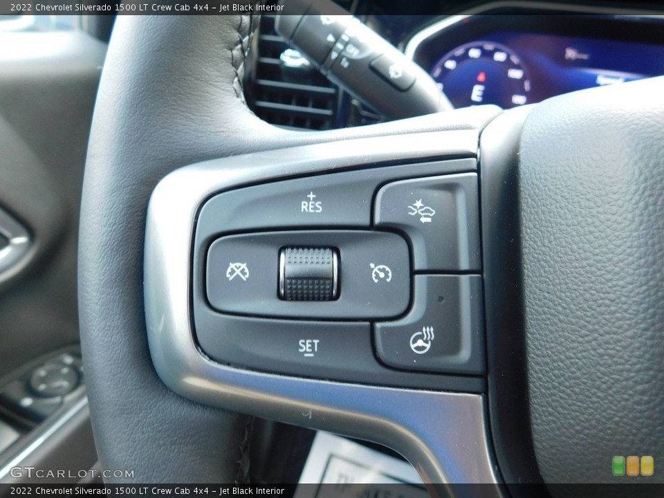 Jet Black Interior Steering Wheel for the 2022 Chevrolet Silverado 1500 LT Crew Cab 4x4 #144513486