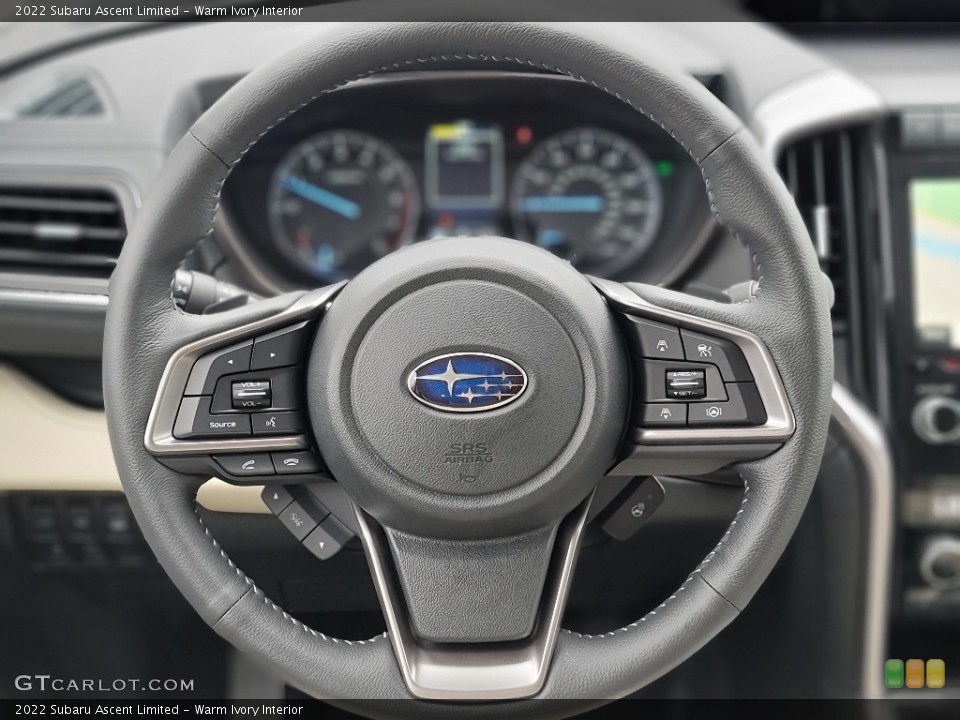 Warm Ivory Interior Steering Wheel for the 2022 Subaru Ascent Limited #144515334