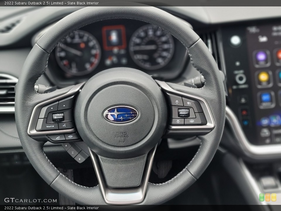 Slate Black Interior Steering Wheel for the 2022 Subaru Outback 2.5i Limited #144515628