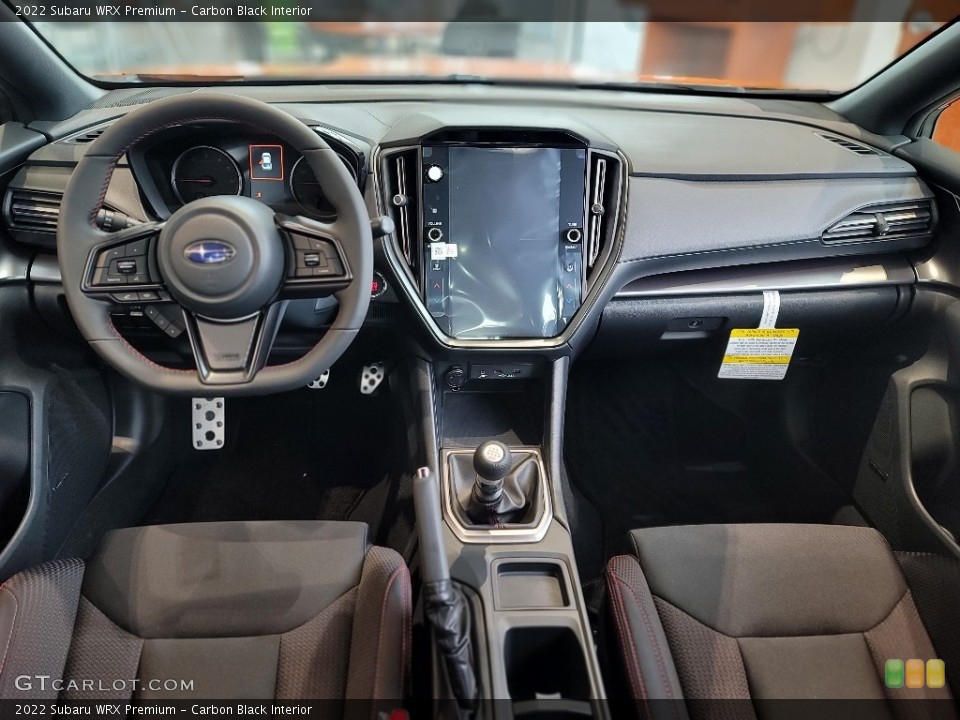 Carbon Black Interior Photo for the 2022 Subaru WRX Premium #144516000