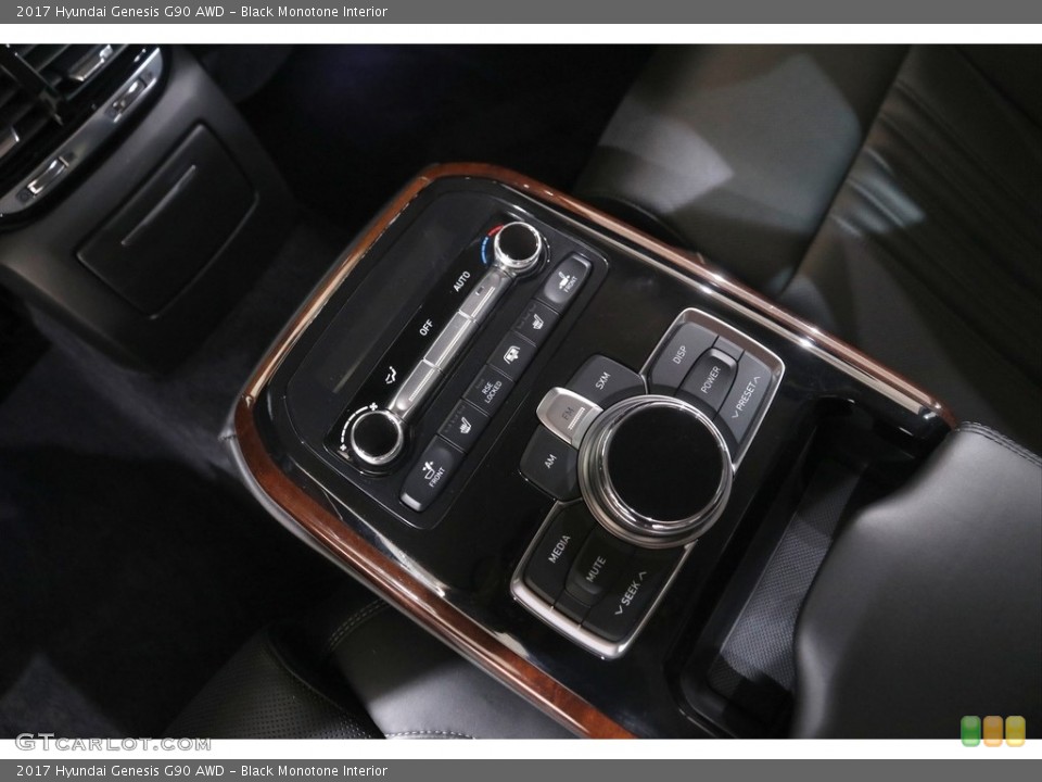 Black Monotone Interior Controls for the 2017 Hyundai Genesis G90 AWD #144516162