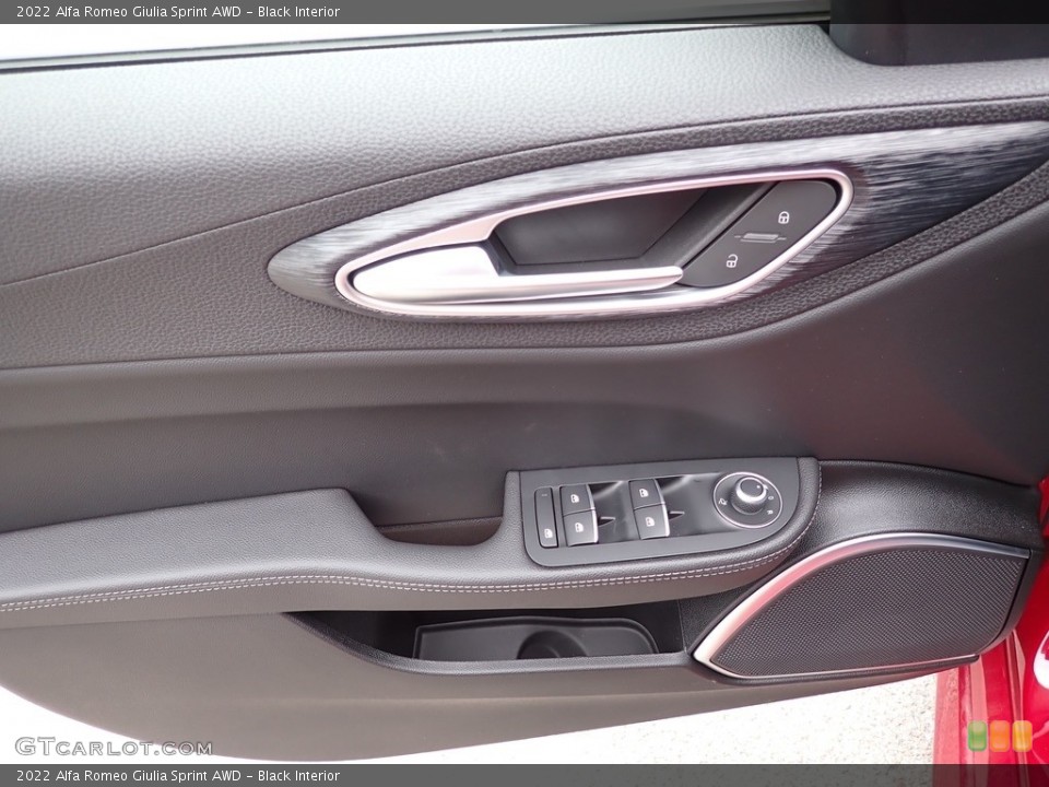 Black Interior Door Panel for the 2022 Alfa Romeo Giulia Sprint AWD #144517842