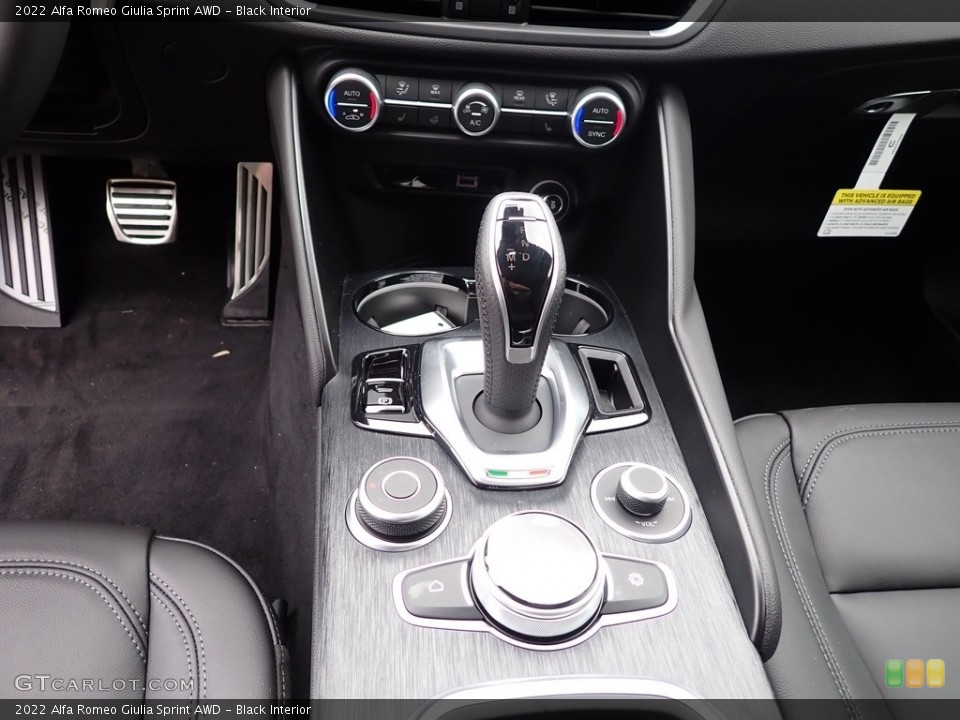 Black Interior Transmission for the 2022 Alfa Romeo Giulia Sprint AWD #144517983