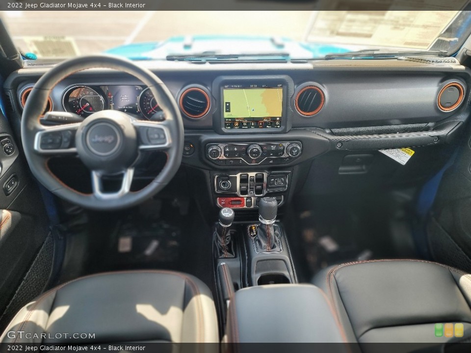 Black Interior Photo for the 2022 Jeep Gladiator Mojave 4x4 #144517989