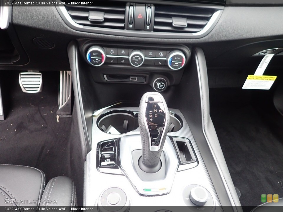 Black Interior Transmission for the 2022 Alfa Romeo Giulia Veloce AWD #144518403