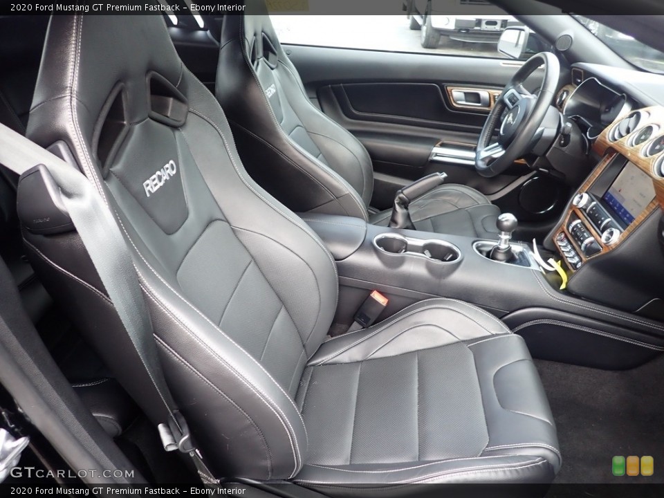 Ebony Interior Photo for the 2020 Ford Mustang GT Premium Fastback #144519672
