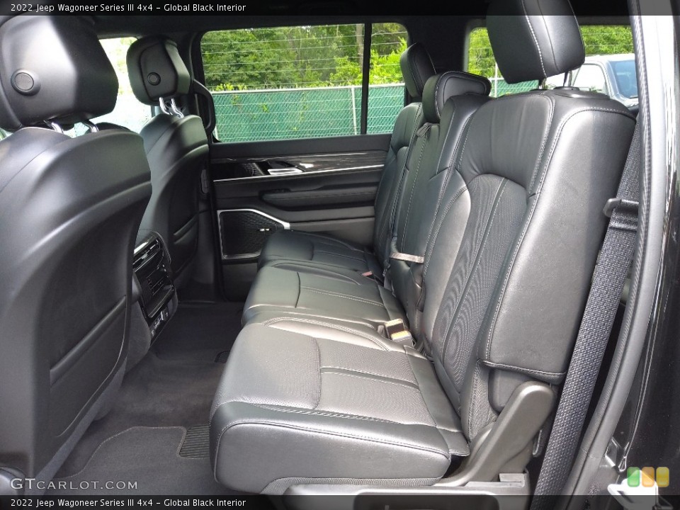Global Black Interior Rear Seat for the 2022 Jeep Wagoneer Series III 4x4 #144520281