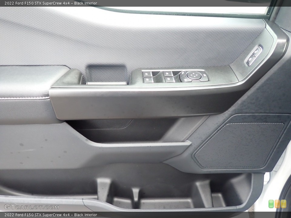 Black Interior Door Panel for the 2022 Ford F150 STX SuperCrew 4x4 #144520842
