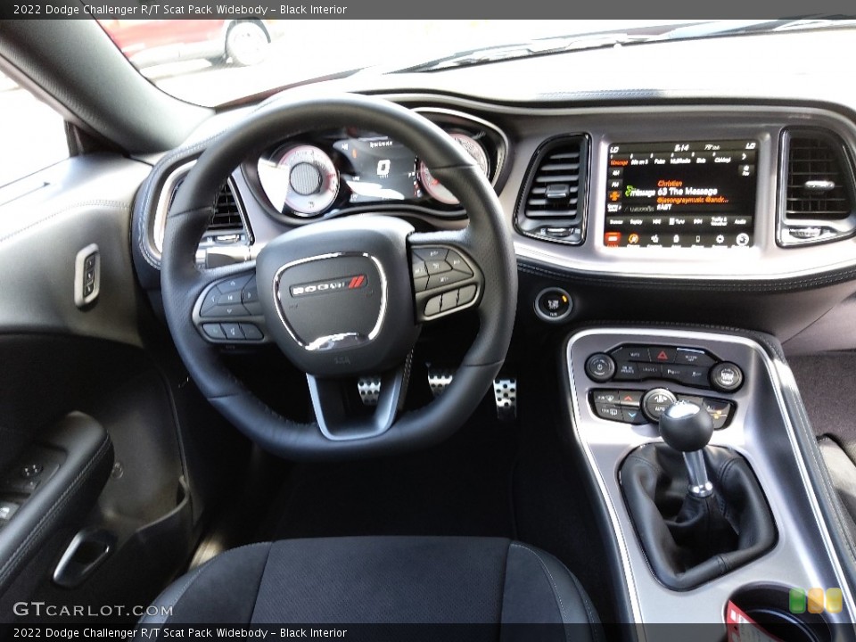 Black Interior Controls for the 2022 Dodge Challenger R/T Scat Pack Widebody #144521203