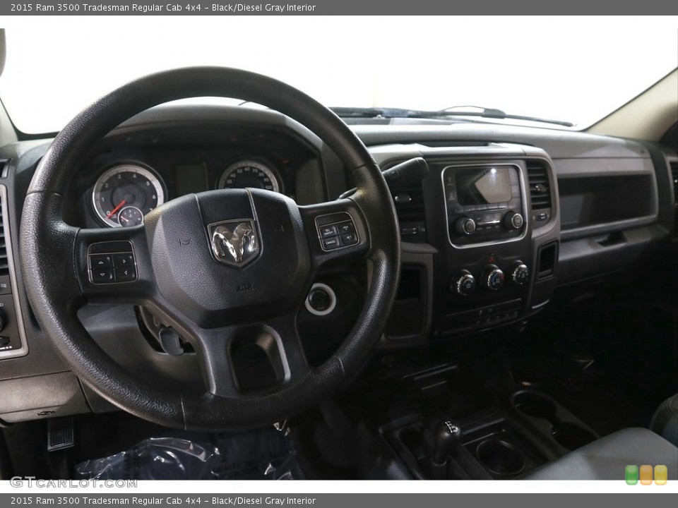 Black/Diesel Gray Interior Dashboard for the 2015 Ram 3500 Tradesman Regular Cab 4x4 #144521672