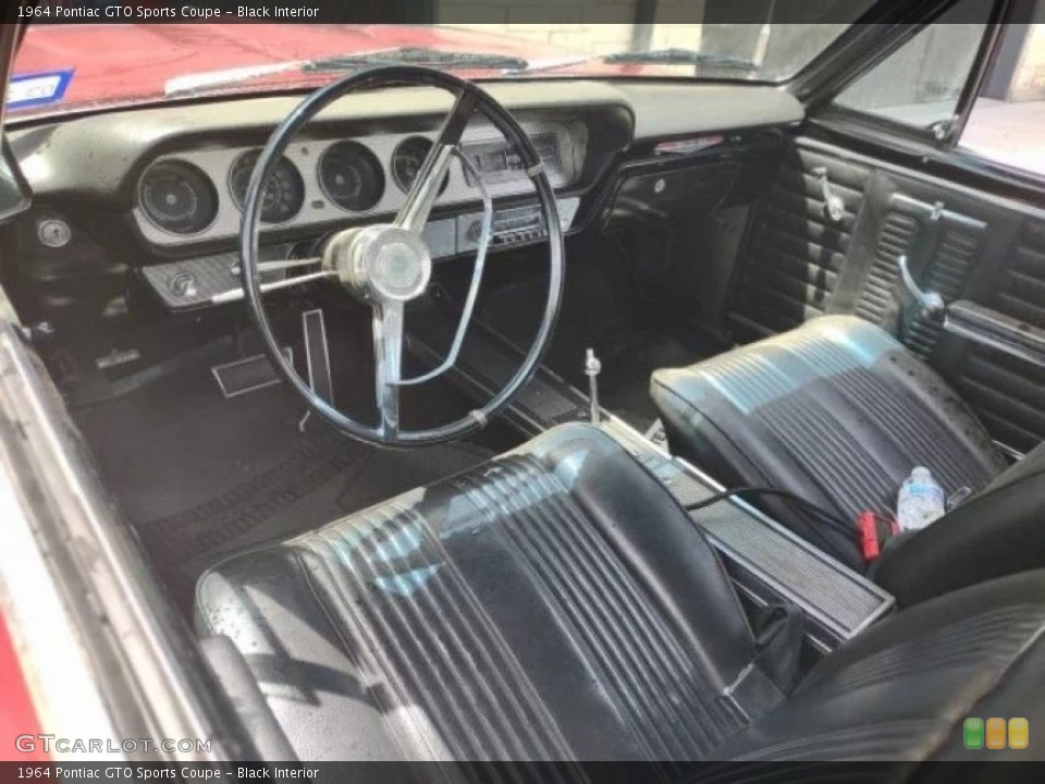 Black 1964 Pontiac GTO Interiors