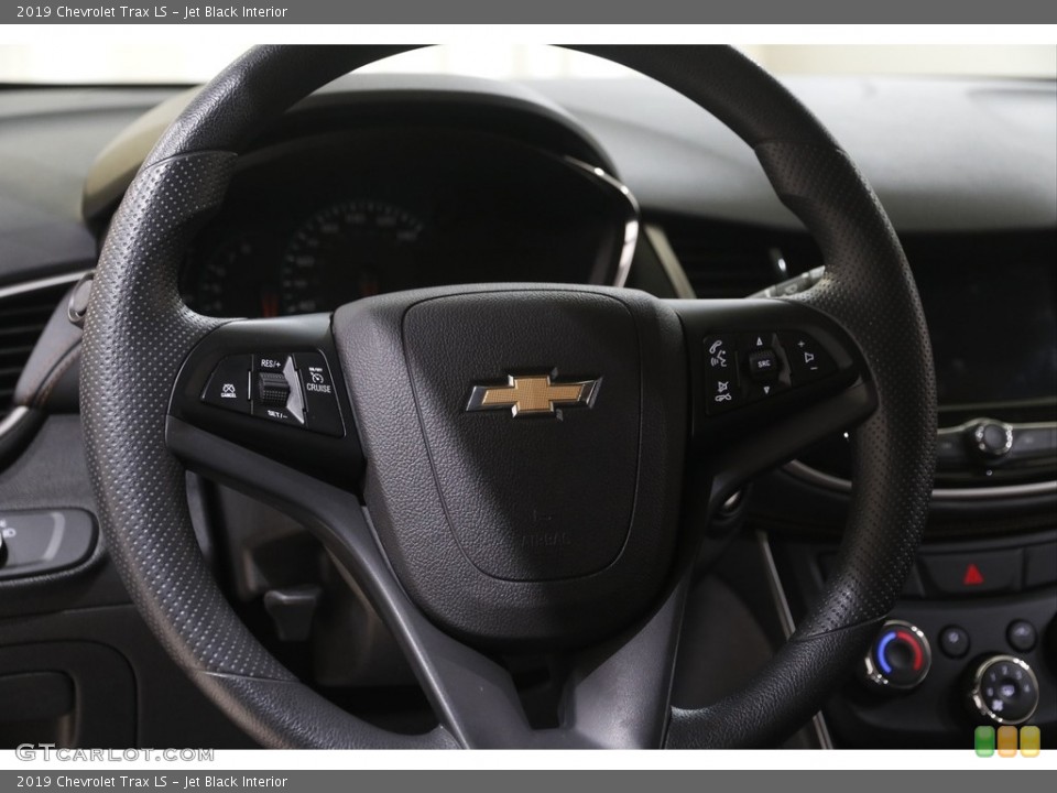 Jet Black Interior Steering Wheel for the 2019 Chevrolet Trax LS #144522802