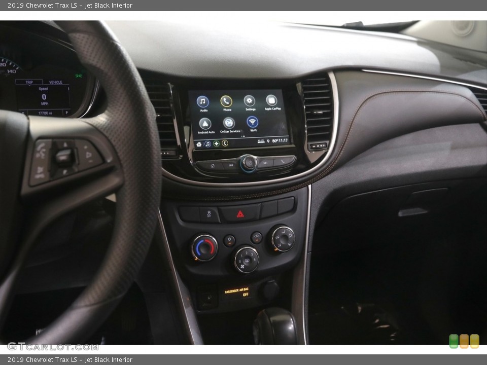 Jet Black Interior Controls for the 2019 Chevrolet Trax LS #144522847