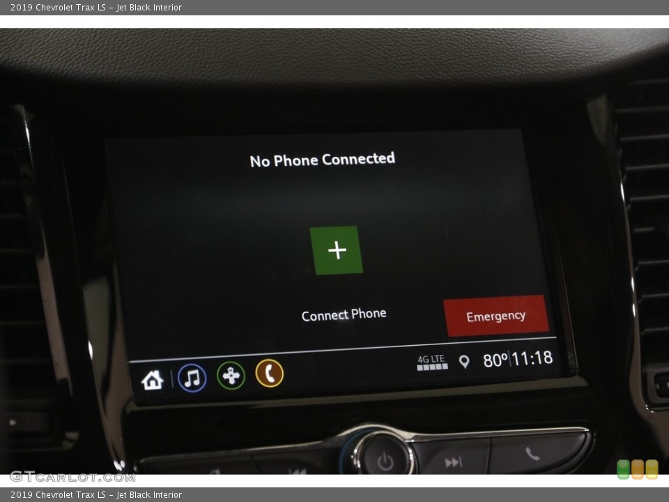Jet Black Interior Controls for the 2019 Chevrolet Trax LS #144522874