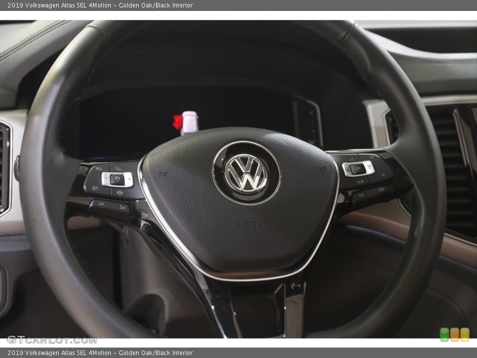 Golden Oak/Black Interior Steering Wheel for the 2019 Volkswagen Atlas SEL 4Motion #144523270