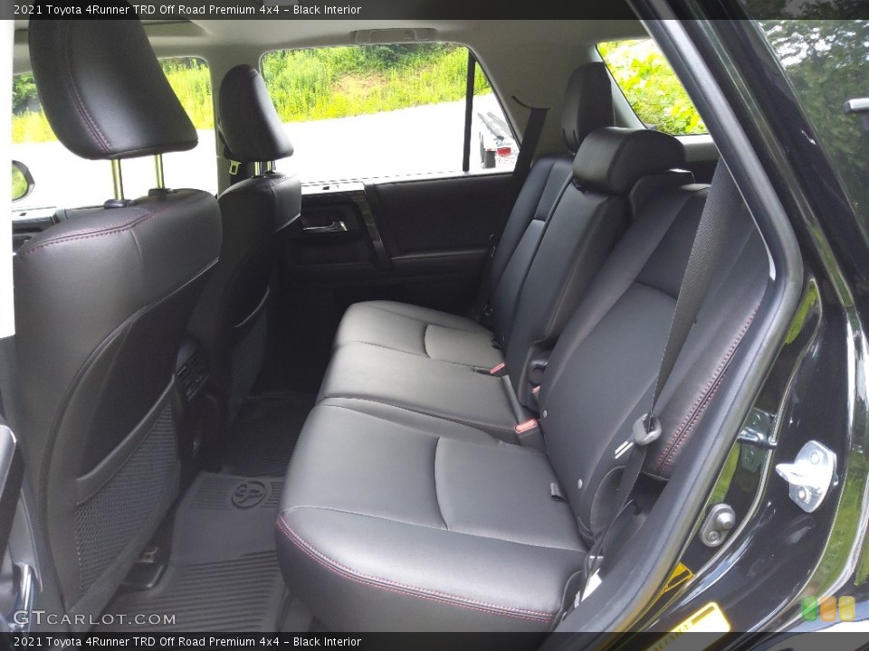 Black Interior Rear Seat for the 2021 Toyota 4Runner TRD Off Road Premium 4x4 #144525433