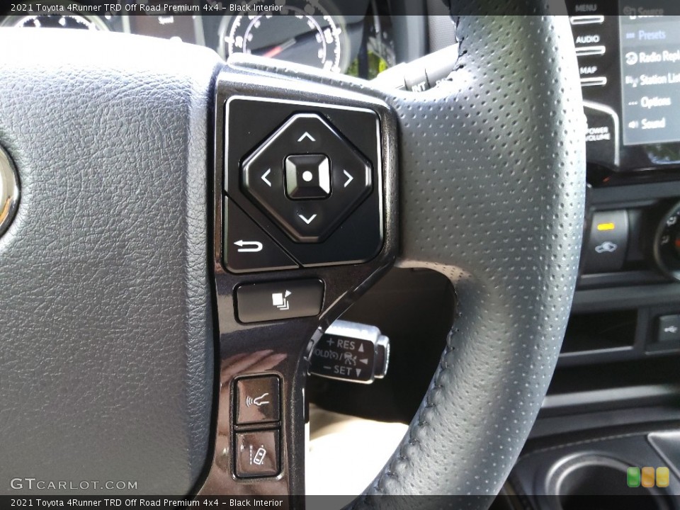 Black Interior Steering Wheel for the 2021 Toyota 4Runner TRD Off Road Premium 4x4 #144525595