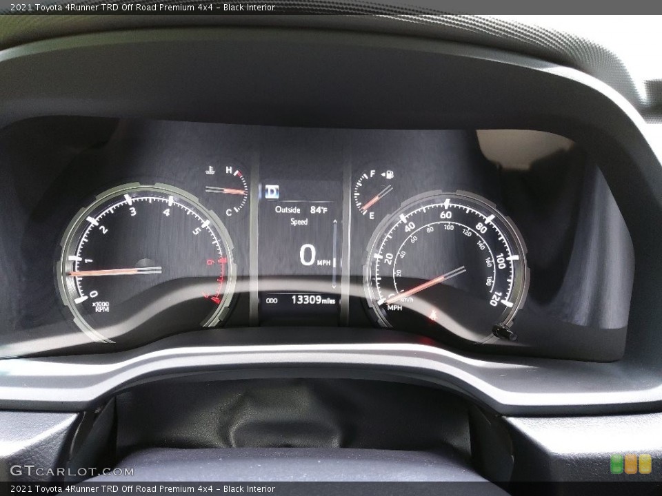 Black Interior Gauges for the 2021 Toyota 4Runner TRD Off Road Premium 4x4 #144525607