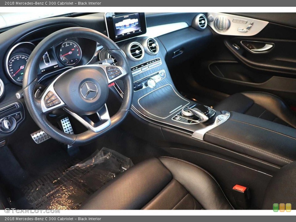 Black Interior Prime Interior for the 2018 Mercedes-Benz C 300 Cabriolet #144525925