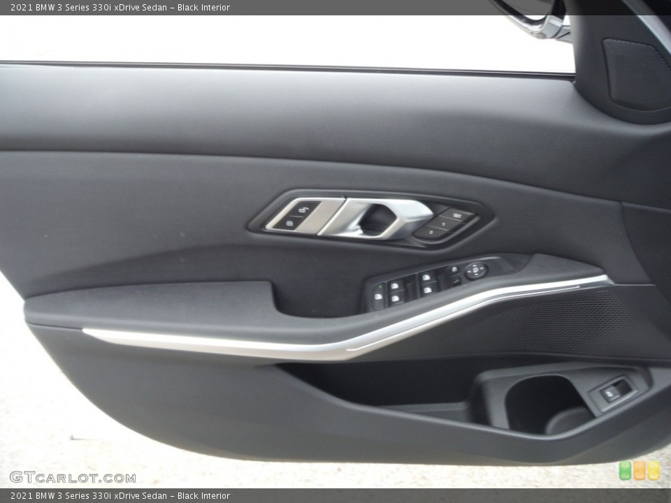 Black Interior Door Panel for the 2021 BMW 3 Series 330i xDrive Sedan #144525973