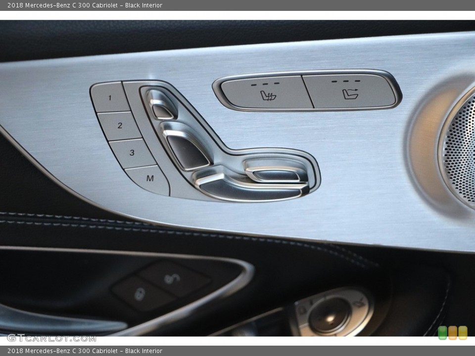 Black Interior Controls for the 2018 Mercedes-Benz C 300 Cabriolet #144525976