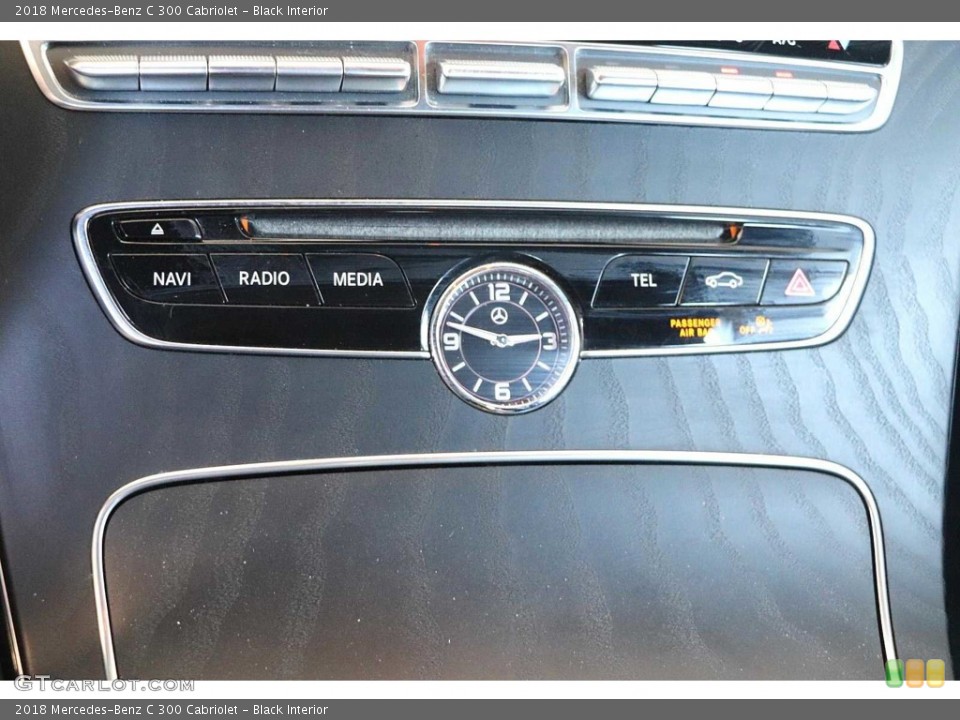 Black Interior Controls for the 2018 Mercedes-Benz C 300 Cabriolet #144526201