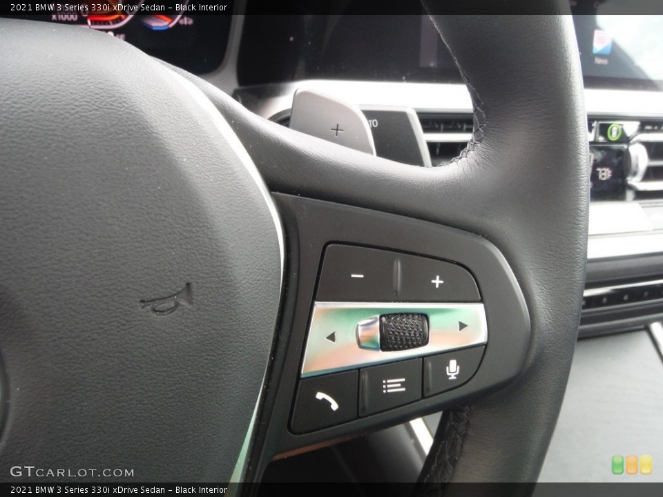 Black Interior Controls for the 2021 BMW 3 Series 330i xDrive Sedan #144526216