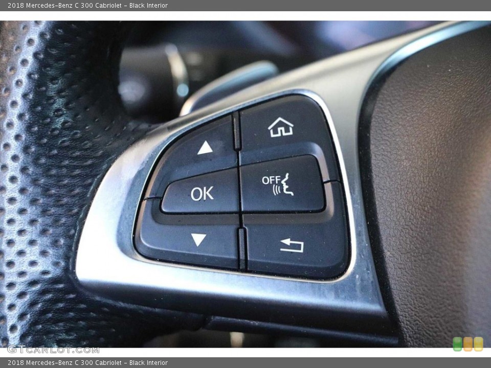 Black Interior Controls for the 2018 Mercedes-Benz C 300 Cabriolet #144526306