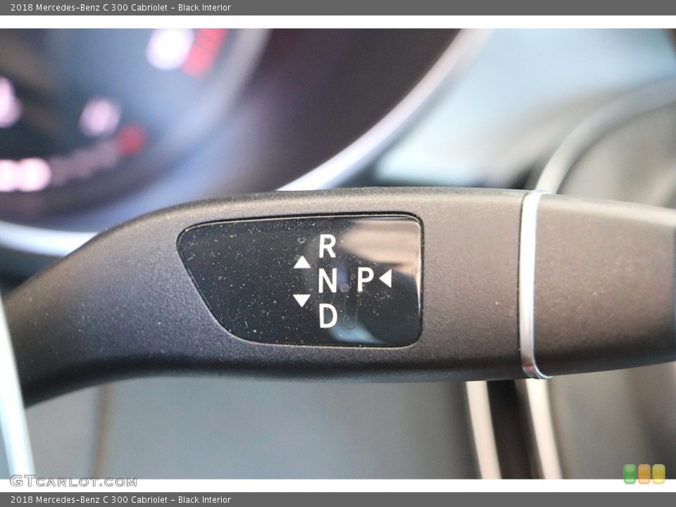 Black Interior Transmission for the 2018 Mercedes-Benz C 300 Cabriolet #144526408